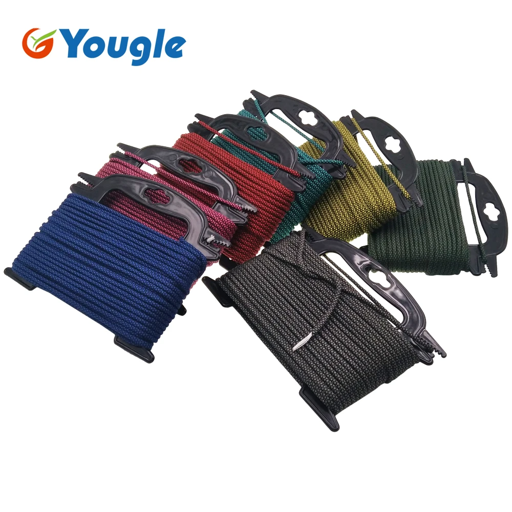 YOUGLE 31 الألوان Paracord في 550 المظلة الحبل الحبل حبل مل المواصفات النوع الثالث 7 ستراند 100FT تسلق التخييم بقاء المعدات YOUGLE 31 الألوان Paracord في 550 المظلة الحبل الحبل حبل مل المواصفات النوع الثالث 7 ستراند 100FT تسلق التخييم بقاء المعدات
