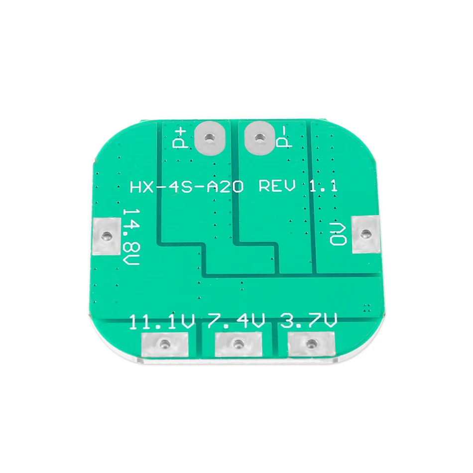 4S 20A 14,8 V литий-ионный аккумулятор 18650 BMS PCM защитный Модуль платы блока программного управления 16,8 V защита от перегрузки