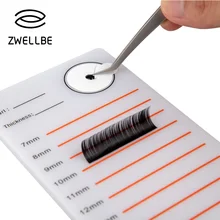 1 шт. акриловая демонстрационная доска для хранения ресниц клеевые поддоны наращивание накладных ресниц инструмент для наращивания макияжа дисплей