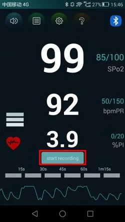 Finger Pulse Oximeter Bluetooth Finger Pulse Oximeter Bluetooth