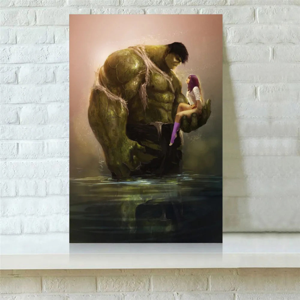 

Hulk and Lex 1P Paintings Print on Canvas HD Abstract Canvas Painting Office Wall Art Home Decor Wall Pictures