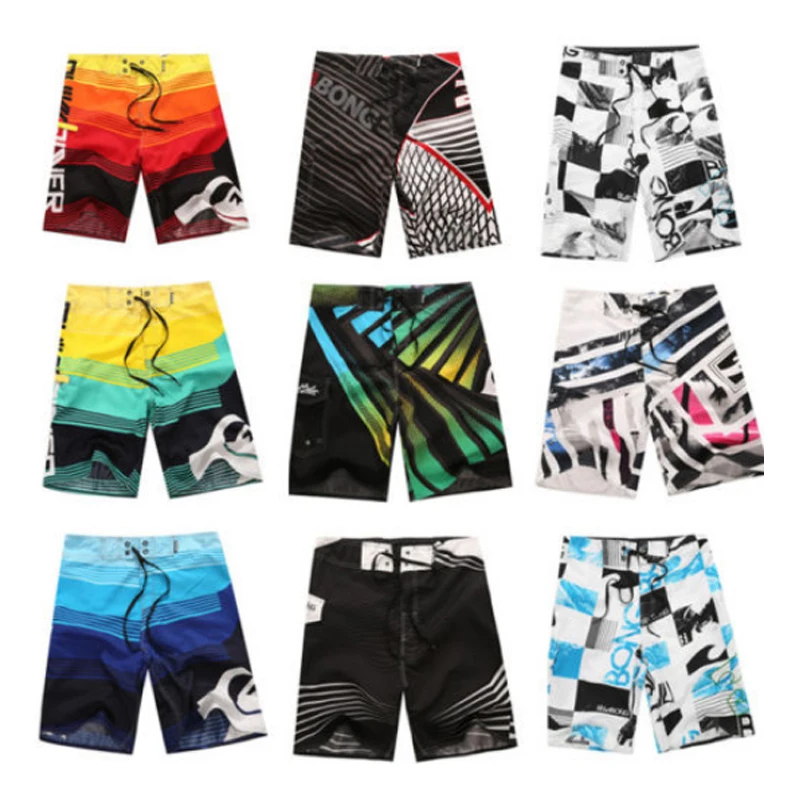 

2019 New Summer Swimwear Swimsuit Men's Board Shorts Beach Shorts Masculina De Marca Gyms Fitness Bodybuilding Shorts
