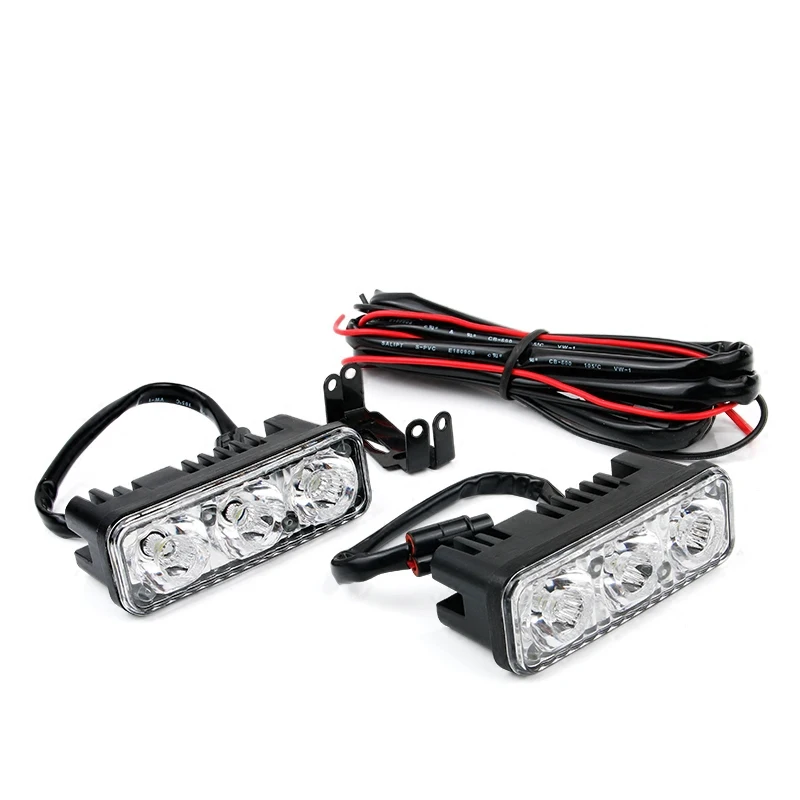 High Power 2Pcs/Set 6 Led 9W Universal Car Light Source Waterproof