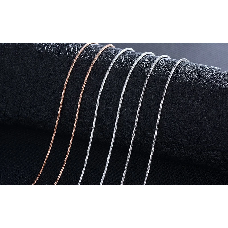 

Box Chain Silver/Gold/ Rose Gold Color Women Box Necklace Chain Necklace For High Quality Jewelry Chain