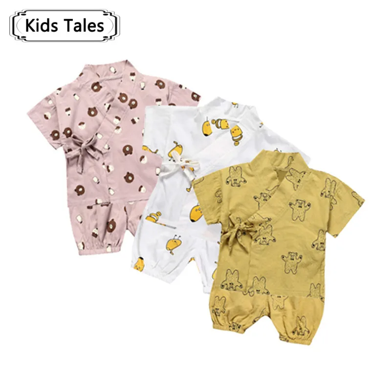 

2018 Summer Children Costume Boys Girls Pajamas Shorts Cartoon Children Clothes Kids 2pcs. Tops + Shorts Pajamas Sets ST295