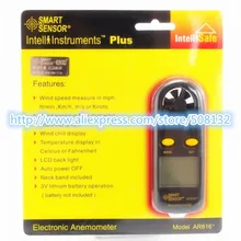 Умный датчик AR816+ цифровой датчик скорости воздушного ветра Анемометр метр тестер
