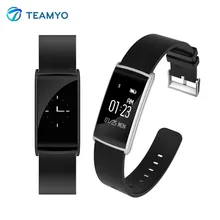 Teamyo N180 Фитнес Tracker Смарт Браслет Сердечного Ритма Артериального Давления Часы С Будильником Кислорода в Крови Водонепроницаемый Браслет