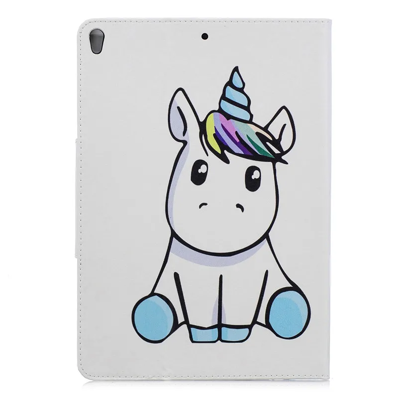 Wekays For Coque Apple Ipad Pro 10.5 inch 2017 Cartoon Unicorn Leather Fundas Case For Ipad Pro 10.5 inch Cover Cases Pro 10.5