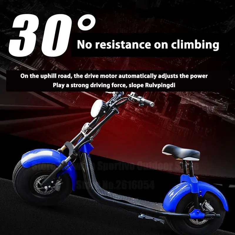 Top Electric motorcycles Electric Scooter Adult E-Bike 1500W 1000W Popular Fat Tire Newest Smart Speedway Two Wheel APP City Bicycle 0