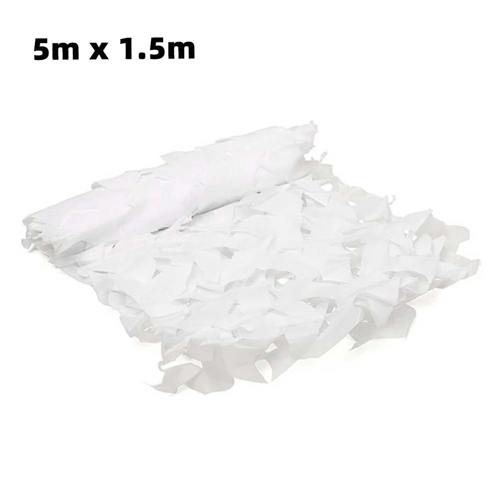 Camouflage Net Party Decoration Garden Nylon Canopy Outdoor Camping Practical White Sunshade Cloth Shelter Tent Cover - Цена: 