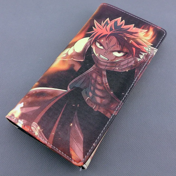 

Long style PU wallet with colorful printing of Anime FAIRY TAIL Natsu Dragneel
