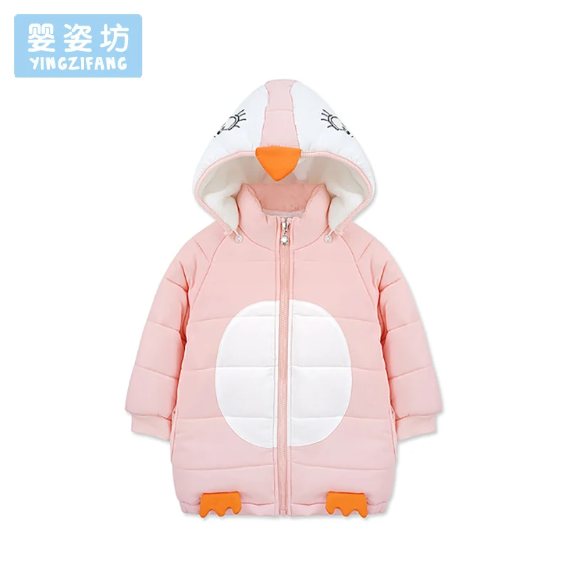 

Winter Baby Jacket Coat Cartoon Children'S Down Outerwear Hooded Kids Girls Parka Coats Cute Toddler Costume Outerwear
