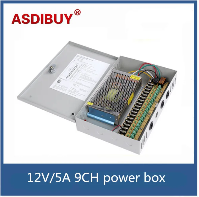 imágenes para 12 V/5A 9CH CCTV caja de alimentación 9CH Total de Salidas de CC 12 V 5A fuente de Alimentación del CCTV CCTV Caja De Seguridad CCTV cámara imágenes para 12 V/5A 9CH CCTV caja de alimentación 9CH Total de Salidas de CC 12 V 5A fuente de Alimentación del CCTV CCTV Caja De Seguridad CCTV cámara