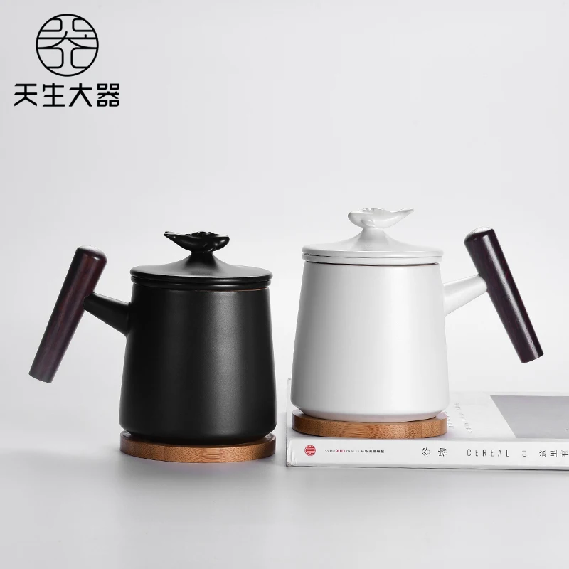 1 шт. офисный Чай кружка с крышкой Керамика фильтр чашки офис вкладыш простая