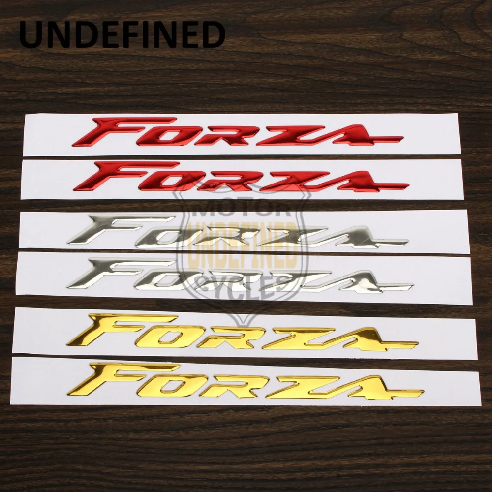 

3D Motorcycle Sticker Decal Emblem Raised Reflective Fairing Sticker Vinyl Bling For Honda Forza 2014 2015 2016 pegatinas moto