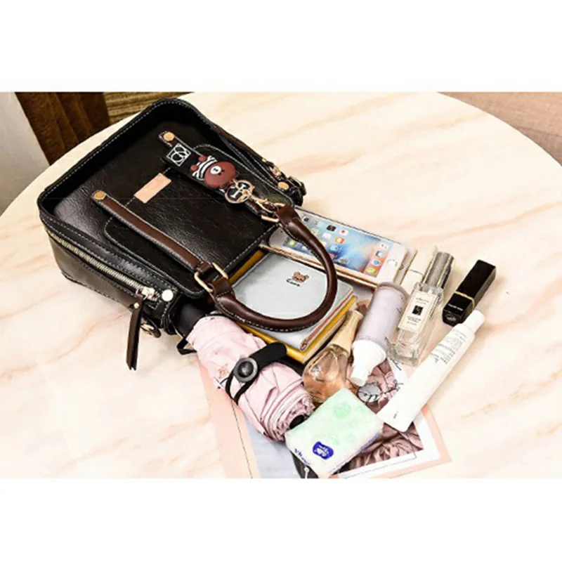  Fashion PU Leather Ladies HandBags Women Messenger Bags Totes Crossbody Shoulder Bag Boston Hand Ba - 33027177813