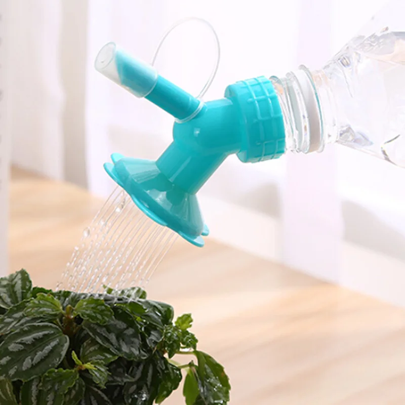 2 In 1 Plastic Sprinkler Nozzle For Flower Waterers Bottle Sprinkler Portable Household Potted Plant Waterers Watering Devices