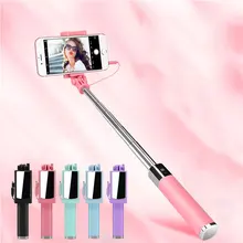 Мода Проводной зеркало Selfie stick mini Портативный Автоспуск для Xiaomi Note 5 6 Android-смартфон