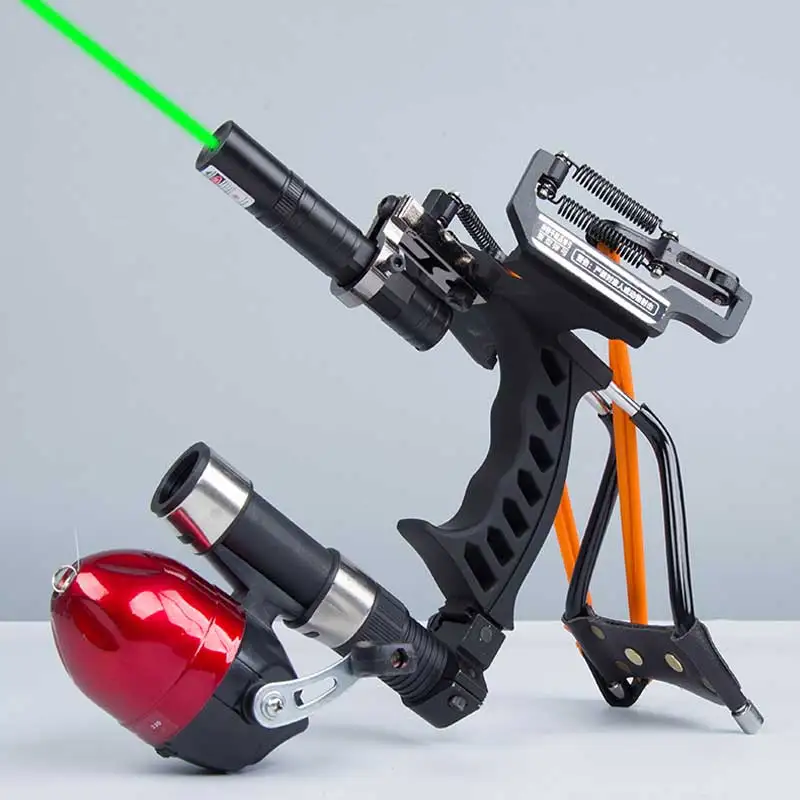 

Hunting Slingshot Spring High Velocity Catapult Instructor slingshot Outdoor Laser Slingshots high-precision shooting fish Ar