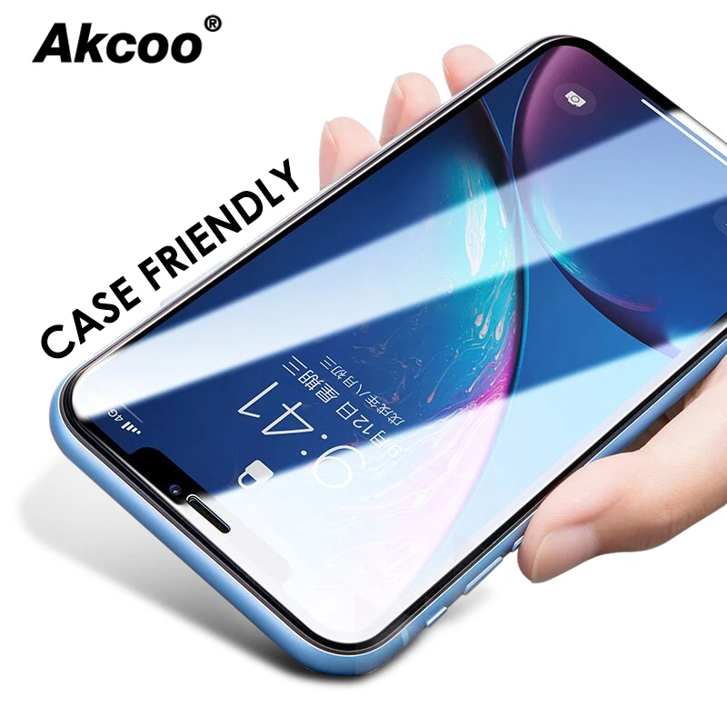 Akcoo 3-кратное усиление закаленного стекла для iPhone XS защита экрана чехол xs max 6 7 8 Plus