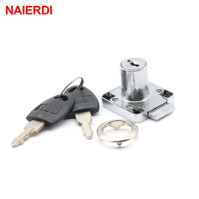 NAIERDI 136 Drawer Locks Office 16mm Core Home Desk Lock