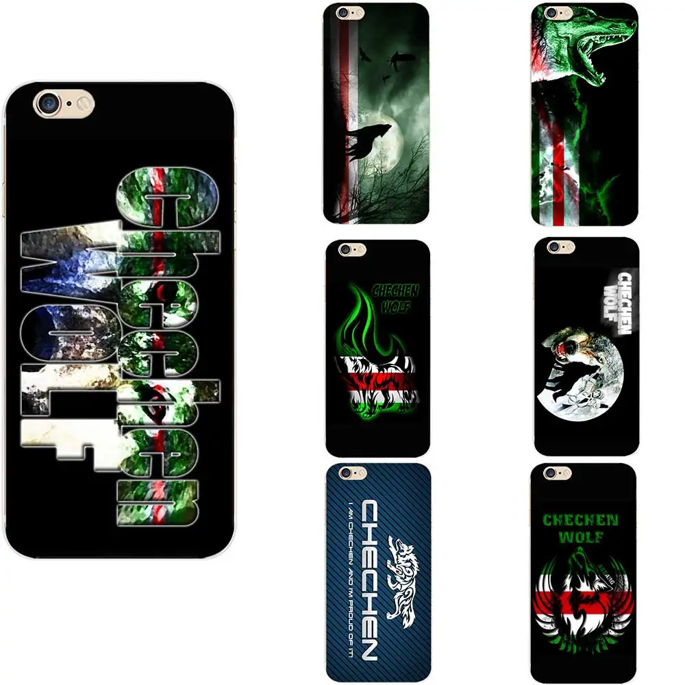 

Chechen Wolf National Flag Antique Theme TPU Phone Cases For Samsung S7 Edge S8 S9 Back Cases UV Print