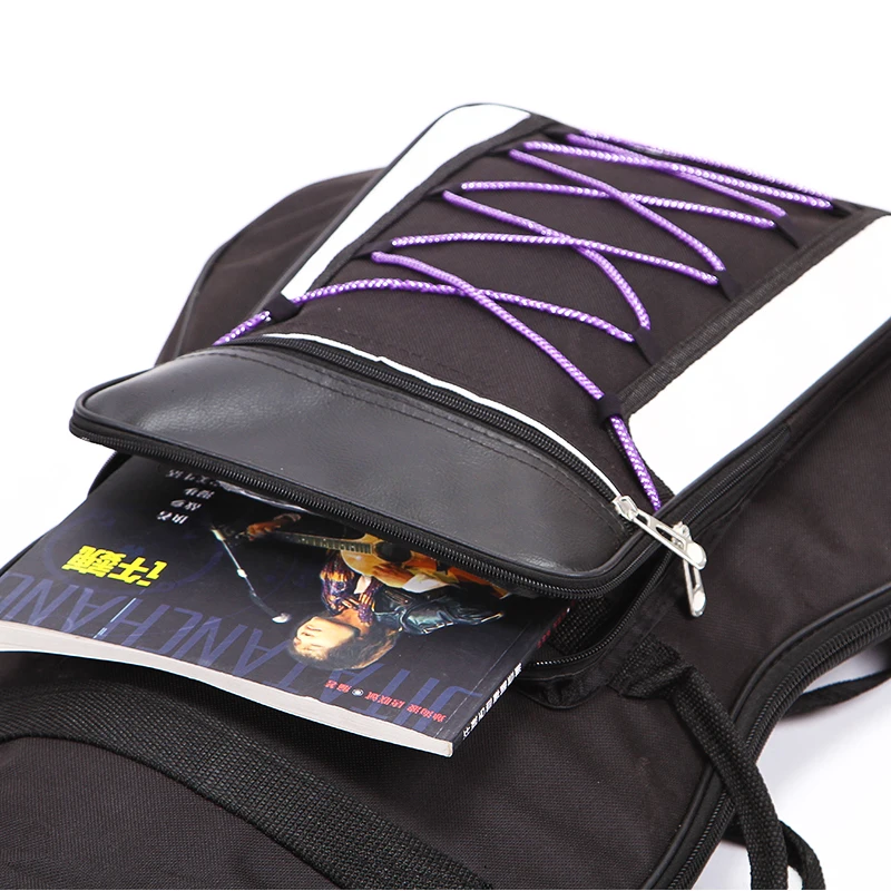 Resistente al agua gruesa 8mm Guitarra eléctrica bajo bolsa mochila Guitarra accesorios partes llevar ropa colorida