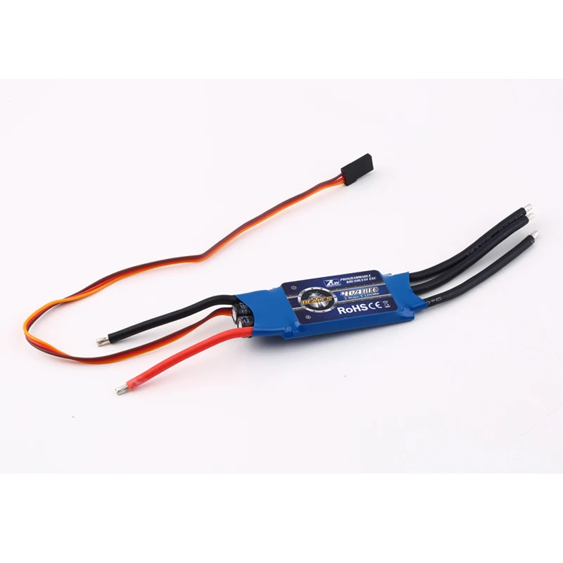 1 шт. новые ZTW подбитой кожи AL 40A ESC 5 V/3A BEC для 400 500 класса с неподвижным крылом