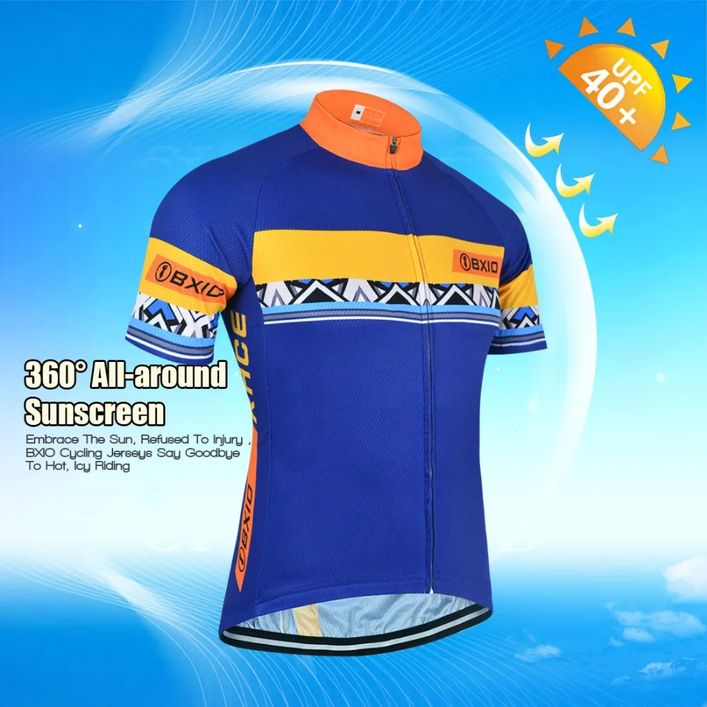 BXIO летняя Pro одежда для велоспорта Ropa Ciclismo дизайн Mtb велосипедная одежда Bicicleta Maillot короткий рукав велосипедные майки 145