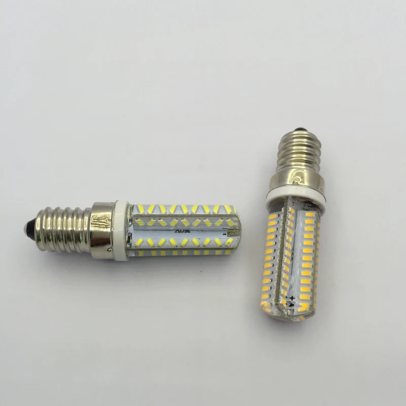 Миниатюрная светодиодная SMD лампа E14 3014 64/72/104 светодиодов хрустальная люстра 220 В