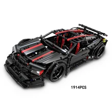 Future Dream car Technic масштаб черный ассасин X19 moc строительный блок Модель Кирпичи игрушки коллекция Подарки для взрослых мальчиков
