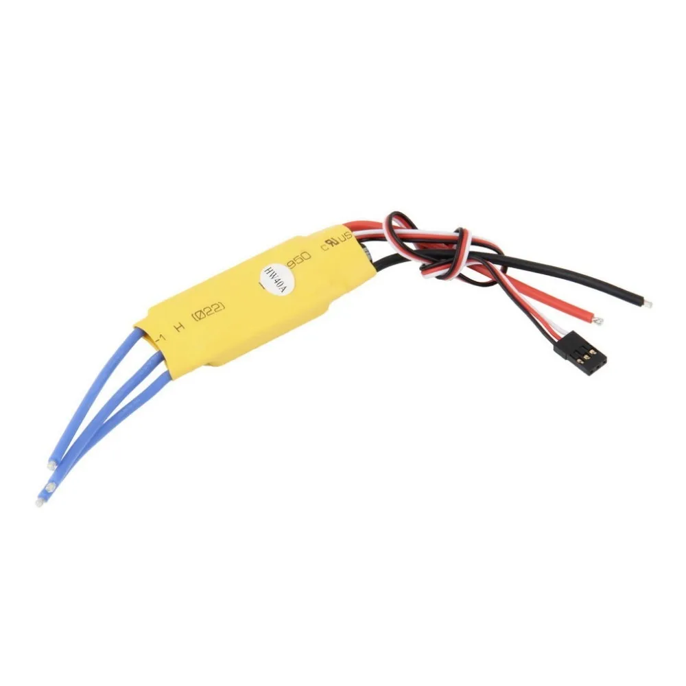 Высокая эффективность 40A ESC подходит для Электрический Бесколлекторный двигатель скорость контроллер Pro р/у Вертолеты Самолеты лодки