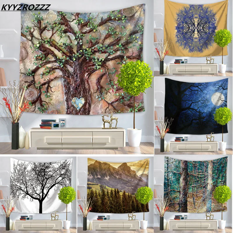 KYYZROZZZ-Thickset-Living-Room-Hanging-Wall-Decor-Landscape-Printed