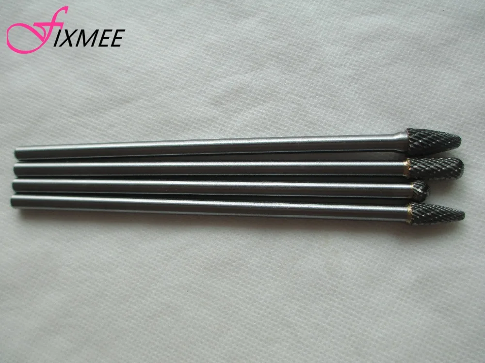 Fixmee Best Price Rotary Burr 1/4 inch Shank 6 inch Long Reach Double Cut Carbide long service life