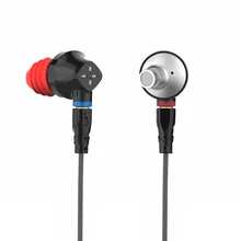 SENFER DT6 1BA+ 1DD гибридные наушники в ухо HIFI DJ бег спортивные наушники с микрофоном съемный MMCX кабель