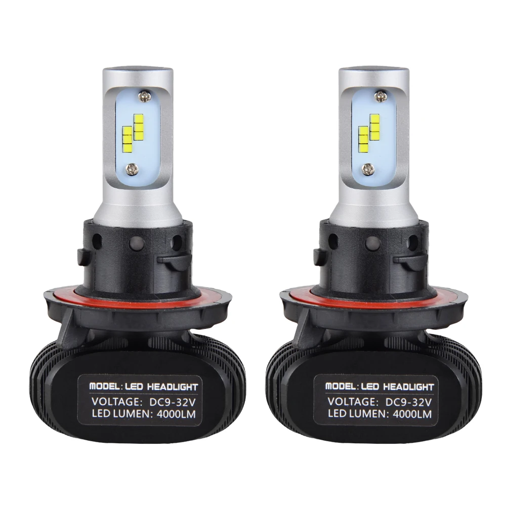 LED Headlight Bulbs Head Light Lamp Bulbs H13 9008 Hi-Lo Beamn For POLARIS RANGER 1000 DIESEL CREW /800 6x6 CREW EFI /XP 900 ATV