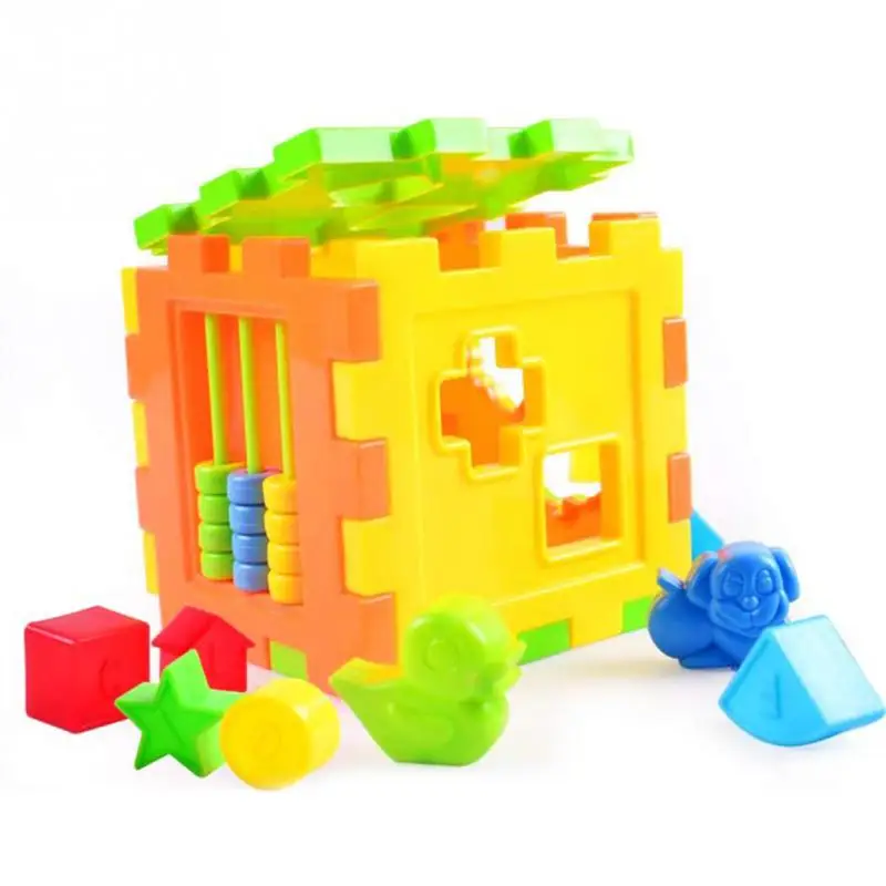 Малыш DIY образовательная игра игры в форме животных блочный алфавит куб для