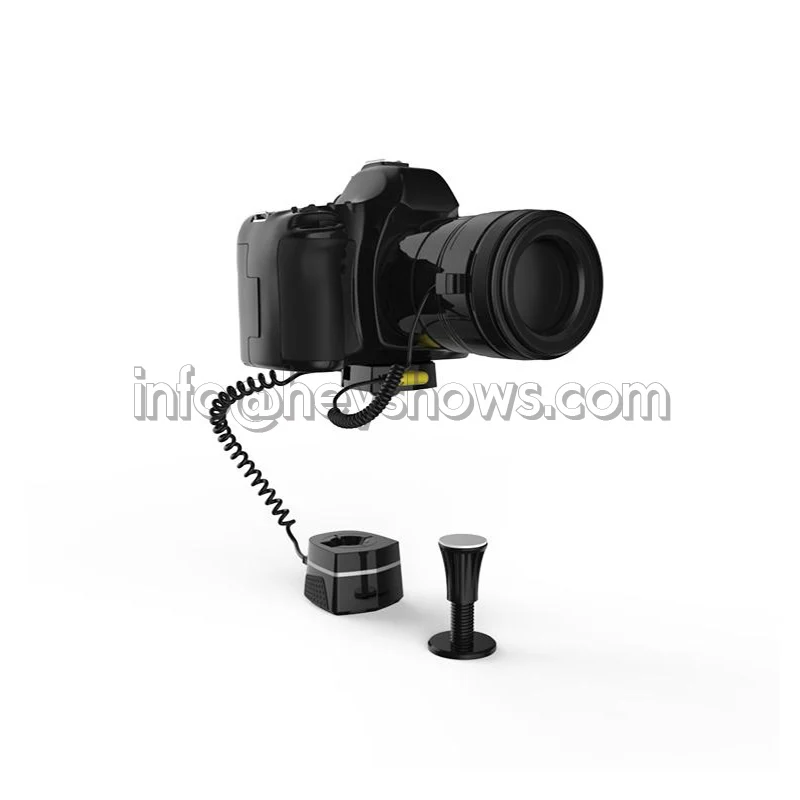 Black camera security stand