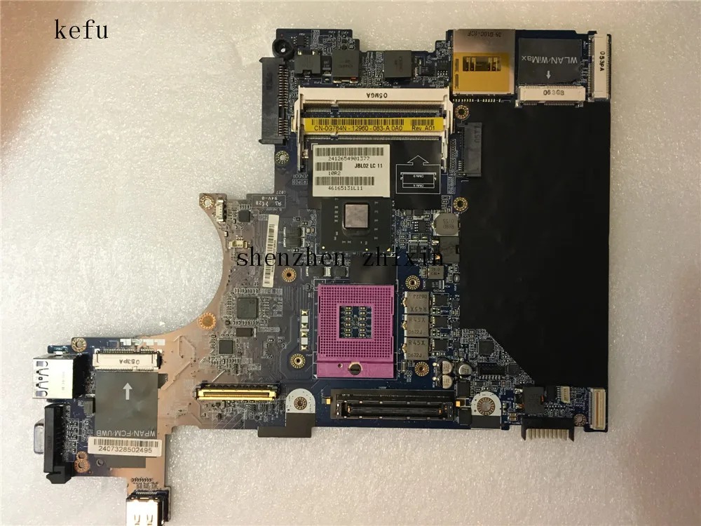 KEFU для Dell Latitude E6400 материнская плата ноутбука CN-0G784N 0G784N DDR2 LA-3805P тест хороший |