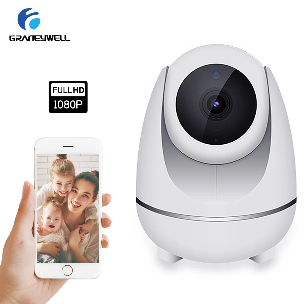 Wireless IP Camera 1080P 2.0MP CMOS Wifi Camera Home Security Camera IP Network Two Way Audio TF Card Record Smart P2P Caming