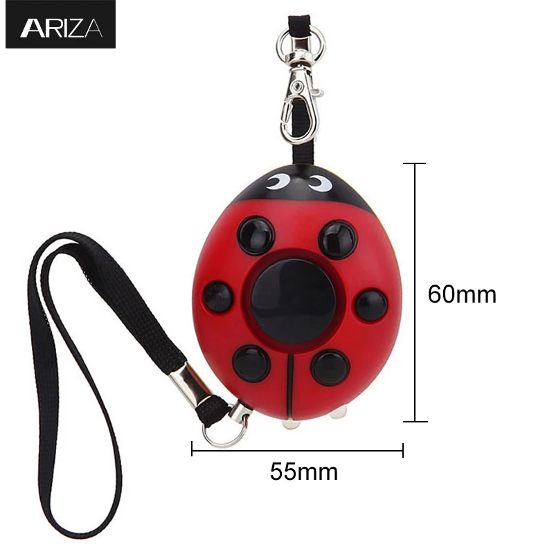 

Ariza self defense Personal Alarm with Led Flashlight personal keychain alarm accept customized