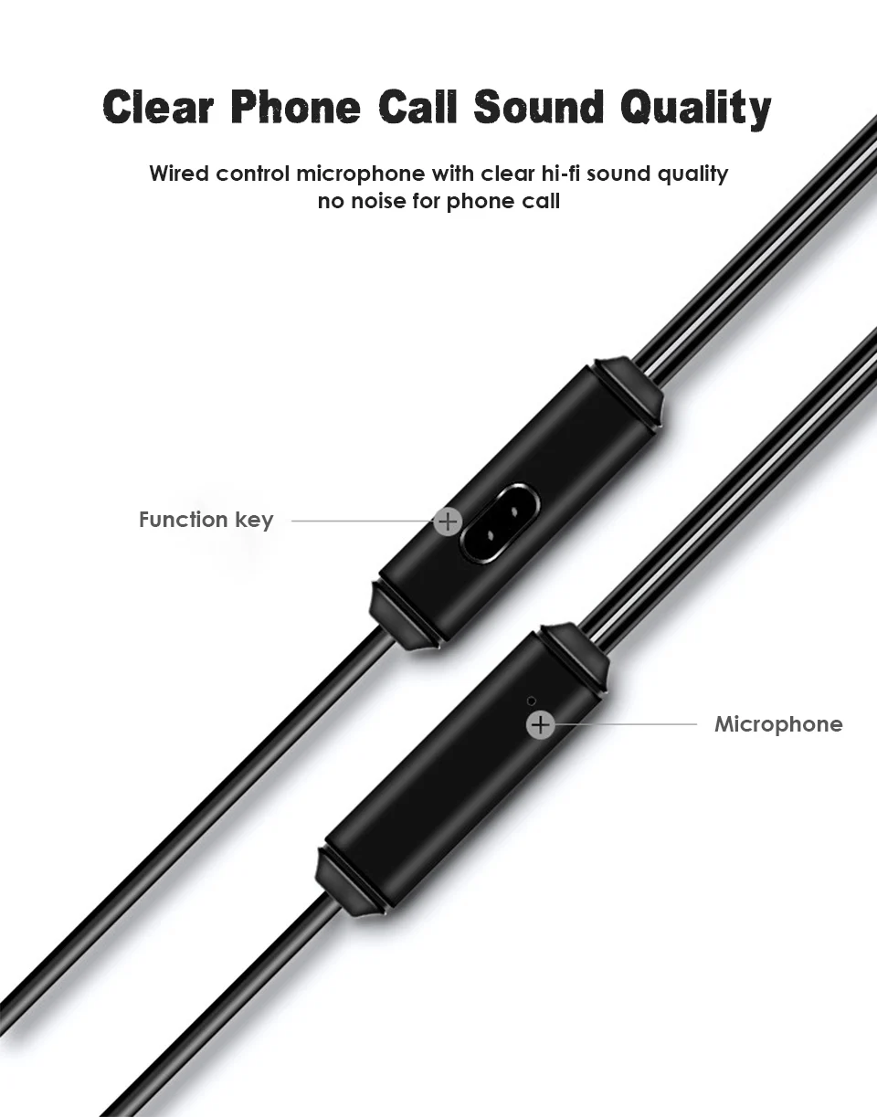 Earphones with microphone 3.5mm sports earphone running bass stereo earphones with microphone for iphone mobile phone (7)