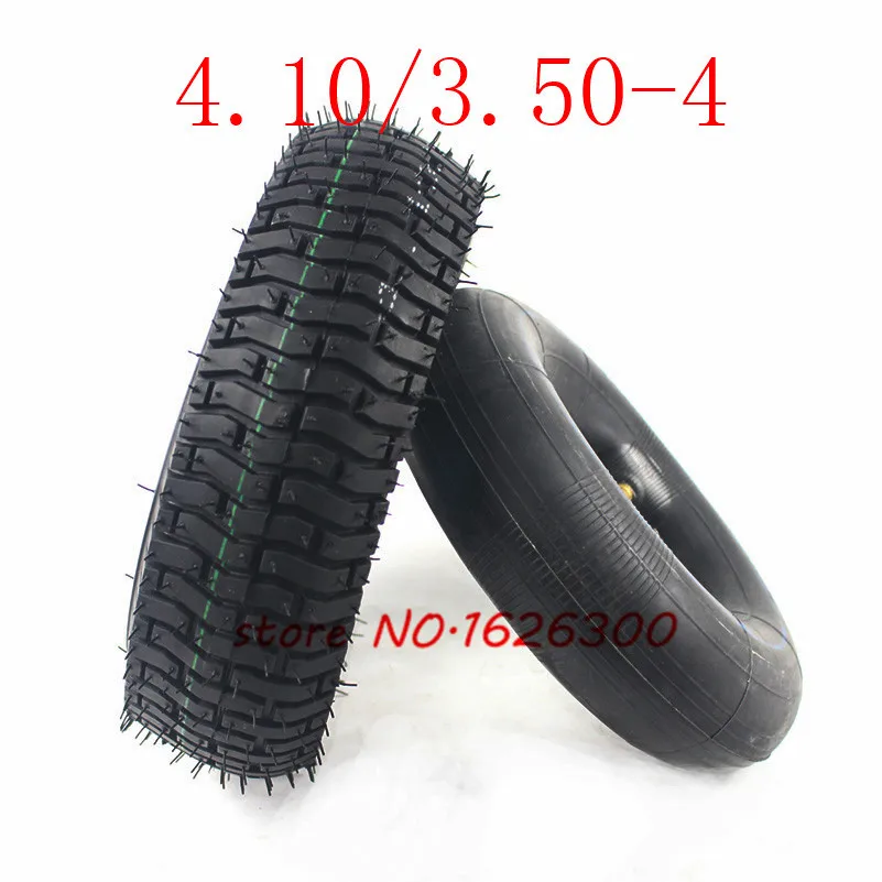 4.10/3.50-4 410/350-4 ATV Quad Go Kart 47cc 49cc Chunky 4.10-4 Tire inner tube Fit All Models 3.50-4 4"wheel hub