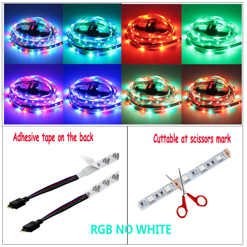 Водонепроницаемая светодиодная лента RGB с Bluetooth 10 м 15 Светодиодная 2835 со звуковым