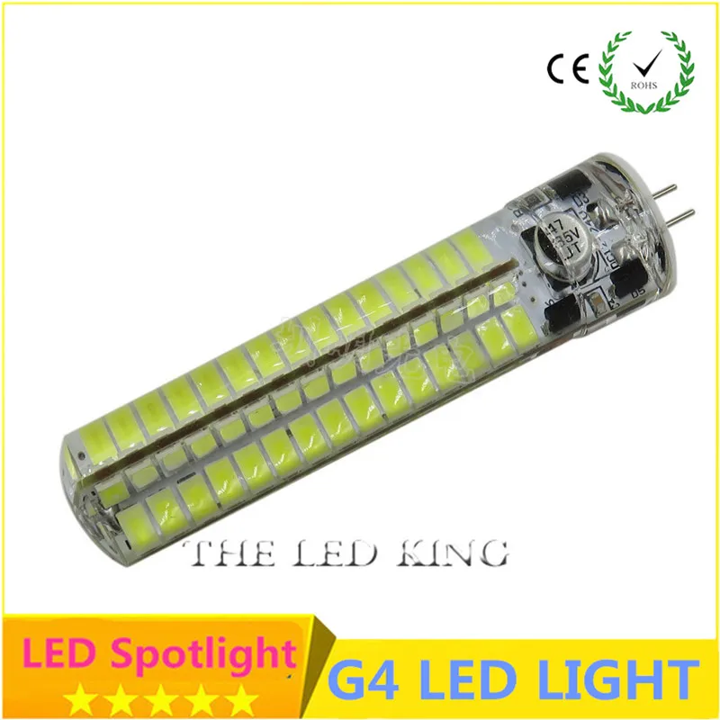 10 шт./лот 21 Вт 152LED G4 Светодиодная лампа AC 220V SMD 3014 белый/теплый белый свет угол 360