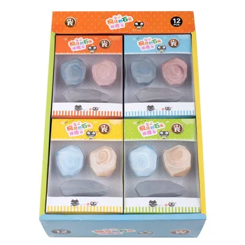 

1PC Creative Stone Erasers Cute Marble Rubber Erasers Kawaii Pencil Erasers For Kids School Office Supplies Stationery