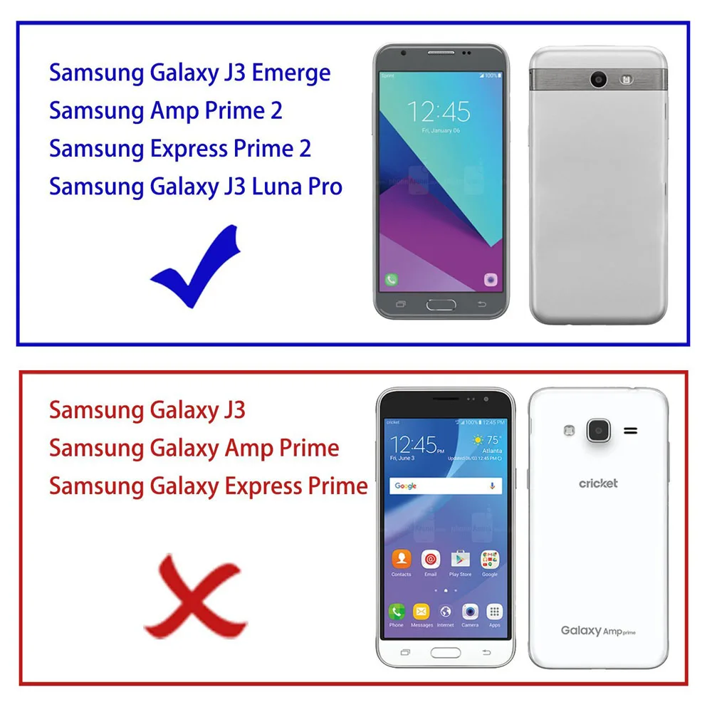 Матовый бронированный чехол 2 в 1 для Samsung Galaxy J3 Emerge/J3 2017/J3 Prime/J3 Luna Pro/Eclipse/Express Prime 2/Amp