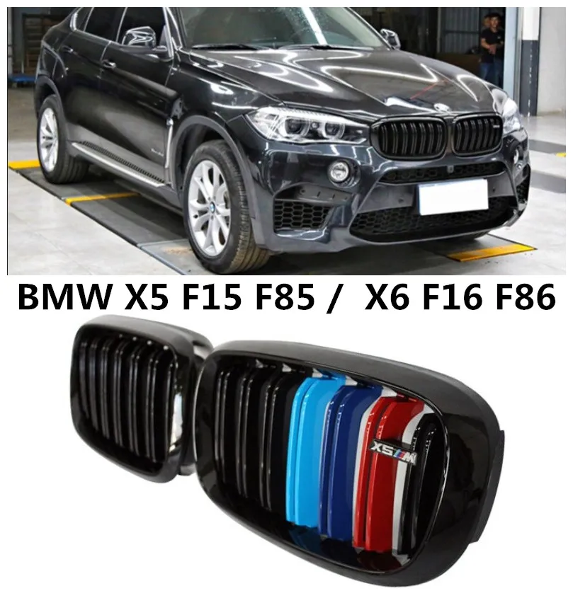 

Auto Grille Racing Grills For BMW X5 F15 X5M F85 X6 F16 X6M F86 2014 2015 2016 2017 2018 High Quality Modification Accessories