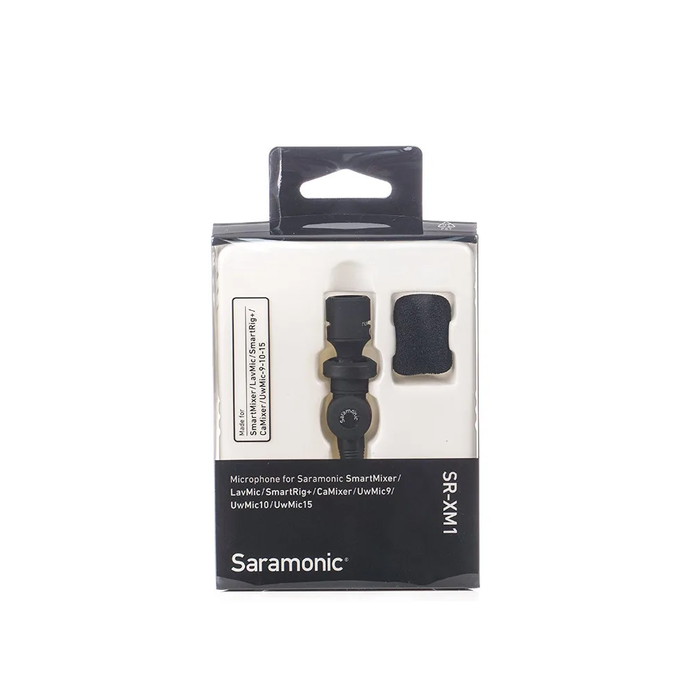 Saramonic SR-XM1 3,5 мм TRS микрофон plug and play для DSLR камер, видеокамер, CaMixer, SmartMixer, SmartRig+ и UWMIC9/10