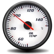 Автомобильный измеритель Универсальный датчик температуры масла 2 ''60 мм светодиодный автомобильный указатель гоночный Авто термометр масла 0-150 Цельсия с датчиком